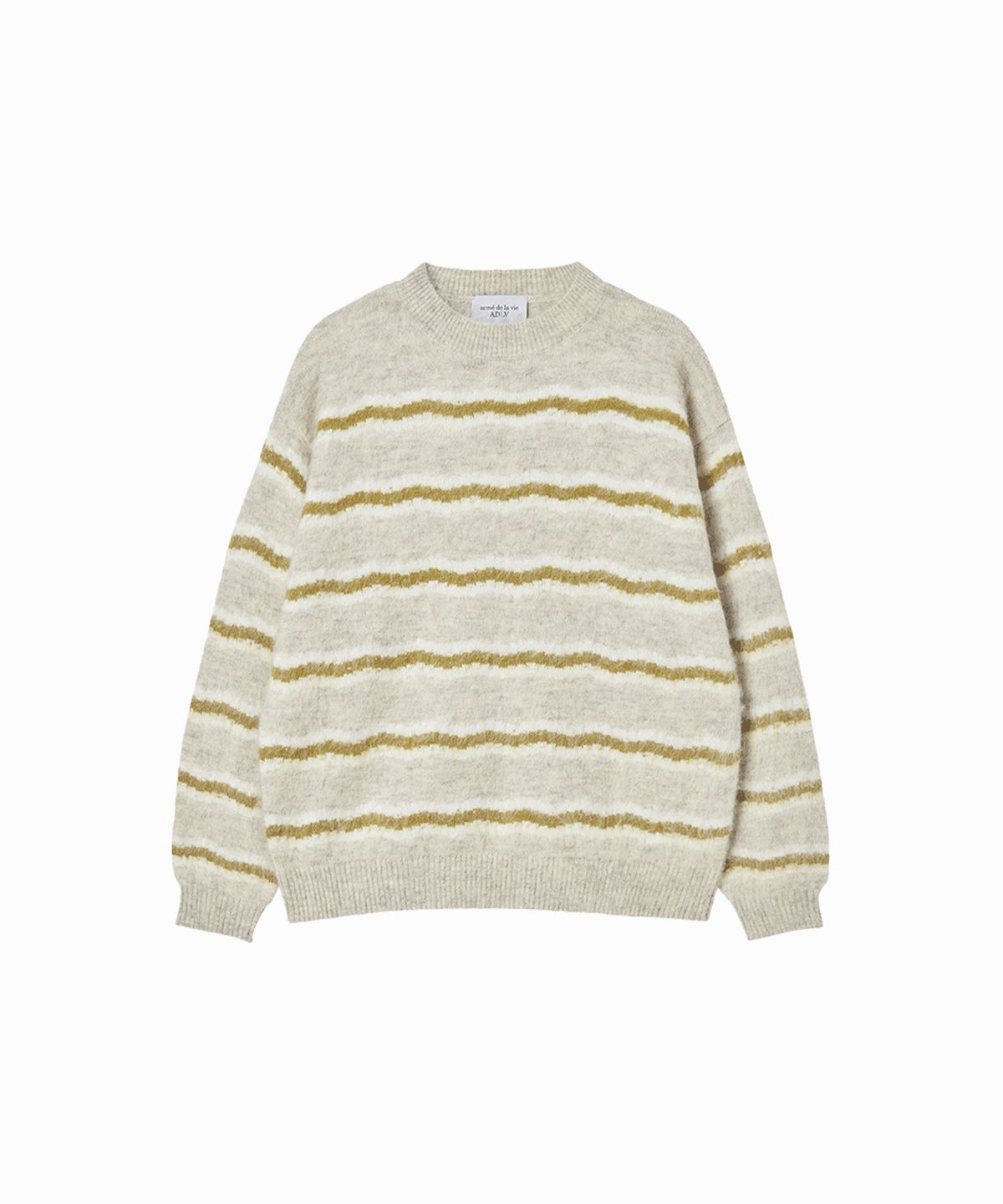 아크메드라비(ACME DE LA VIE) WAVE STRIPE MOHAIR KNIT (2 COLOR)