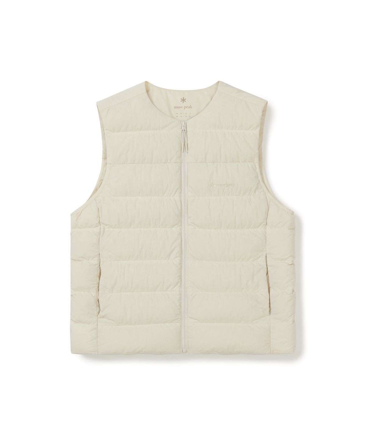 스노우피크 어패럴(SNOWPEAK APPAREL) 에어리 여성 라운드넥 경량 다운 베스트 (S25WWTDV59) Sand Beige