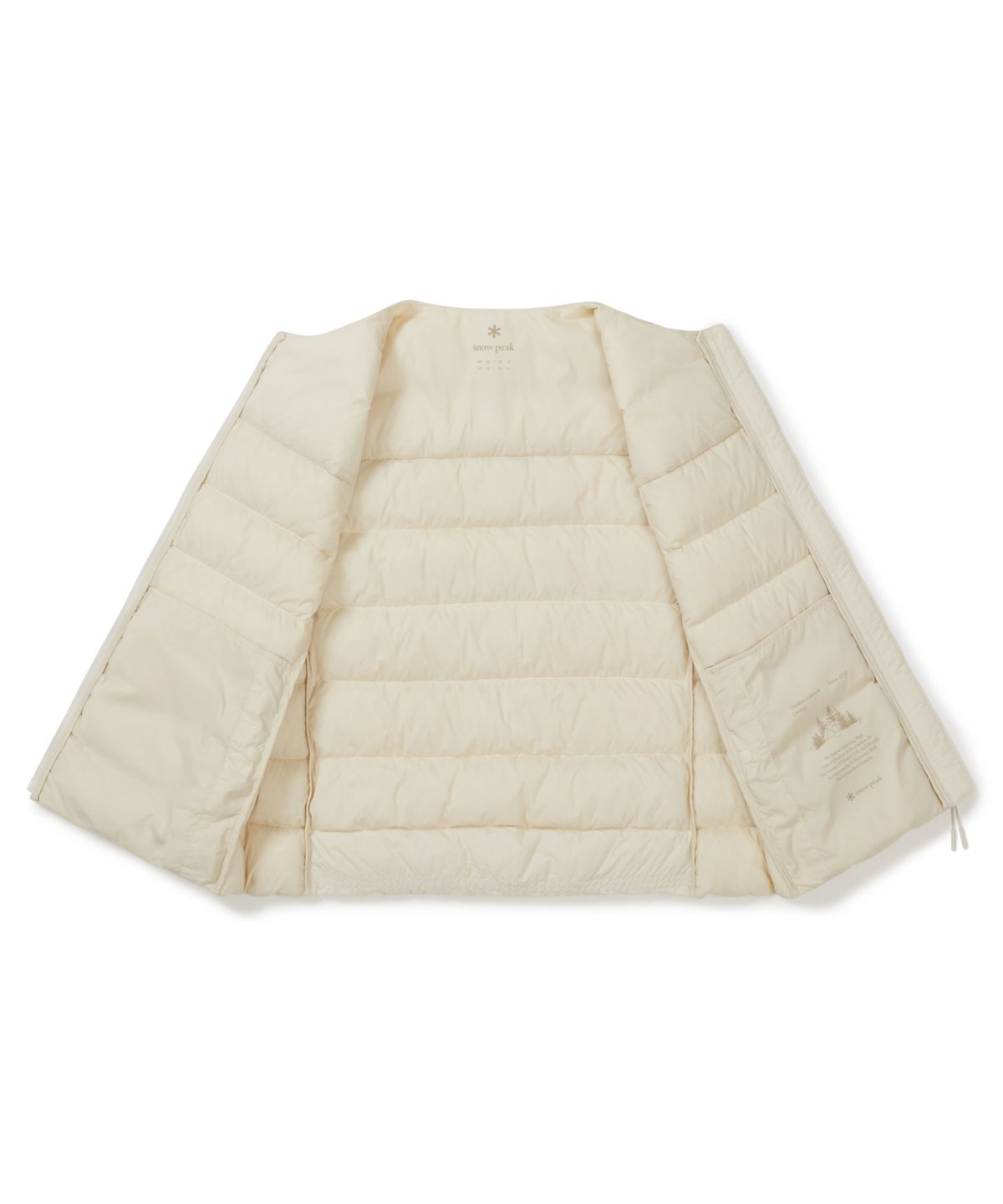 스노우피크 어패럴(SNOWPEAK APPAREL) 에어리 여성 라운드넥 경량 다운 베스트 (S25WWTDV59) Sand Beige