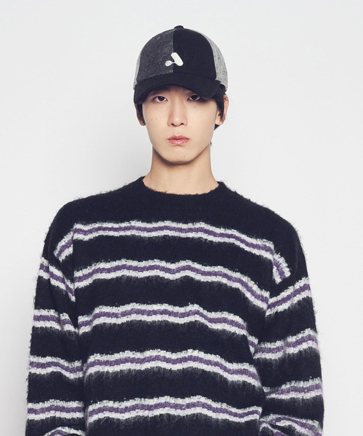 아크메드라비(ACME DE LA VIE) WOOL BLEND MULTI COLOR SCHEME BALL CAP (2 COLOR)