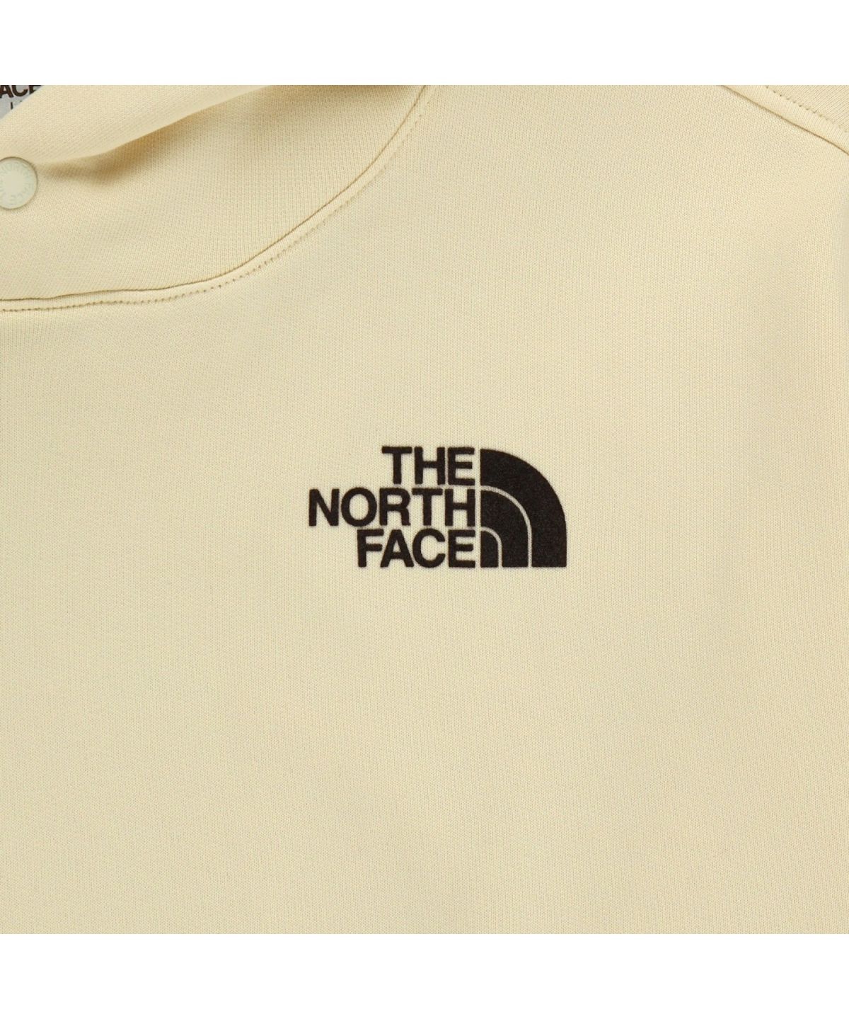 노스페이스(THE NORTH FACE) NM5PR52L 화이트라벨 로고 후드 풀오버 EGG YELLOW