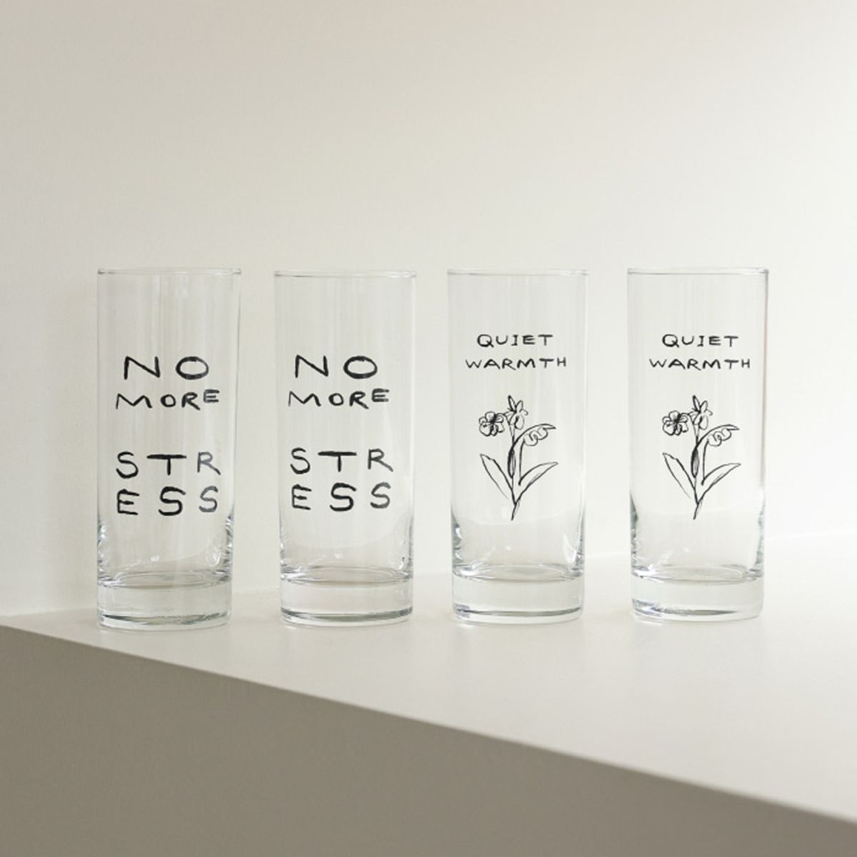 뚜누(TOUNOU) Wan 작가, Quiet warmth 하이볼잔 480ml