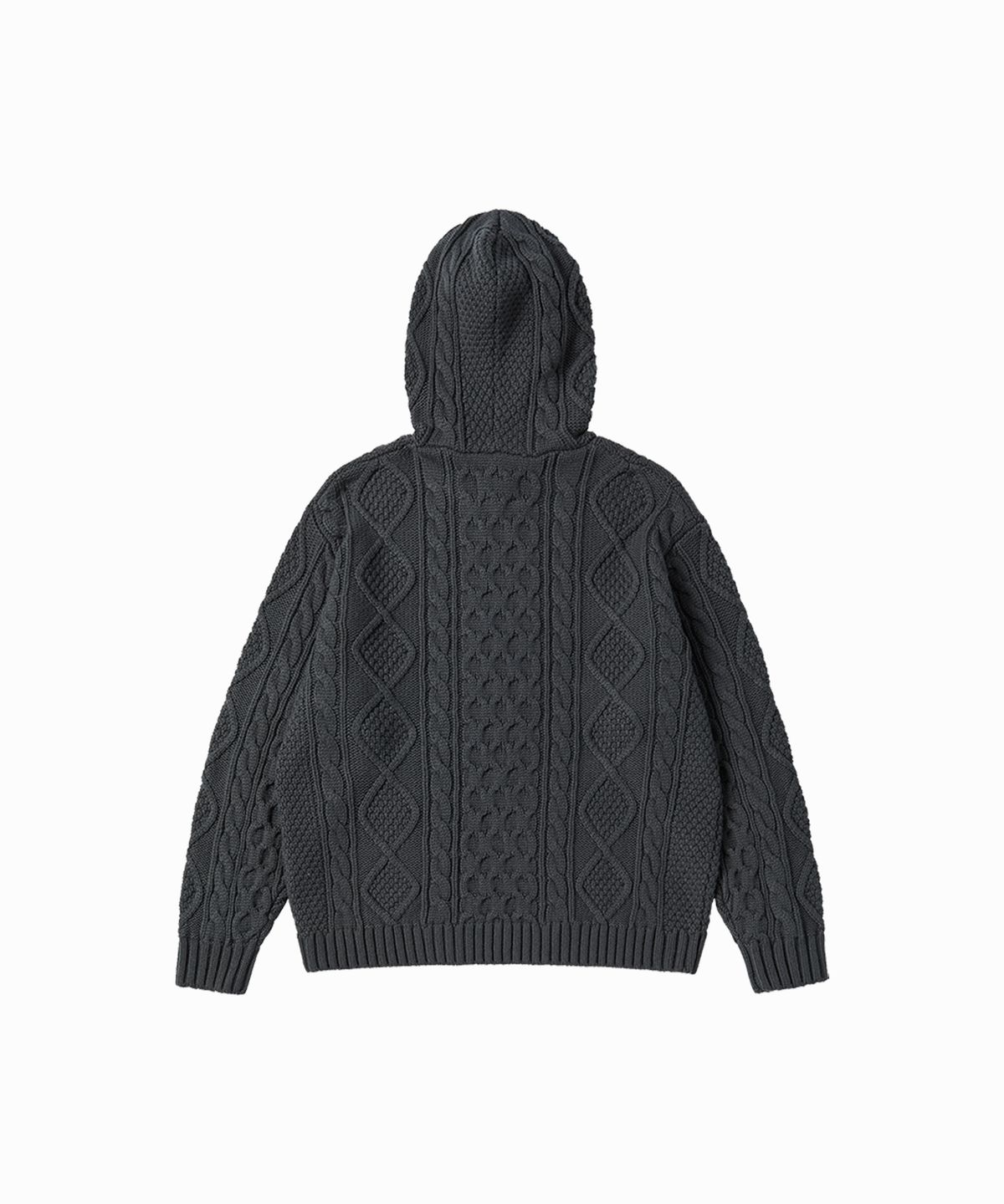 아크메드라비(ACME DE LA VIE) LOW GAUGE CABLE KNIT HOODIE (3 COLOR)