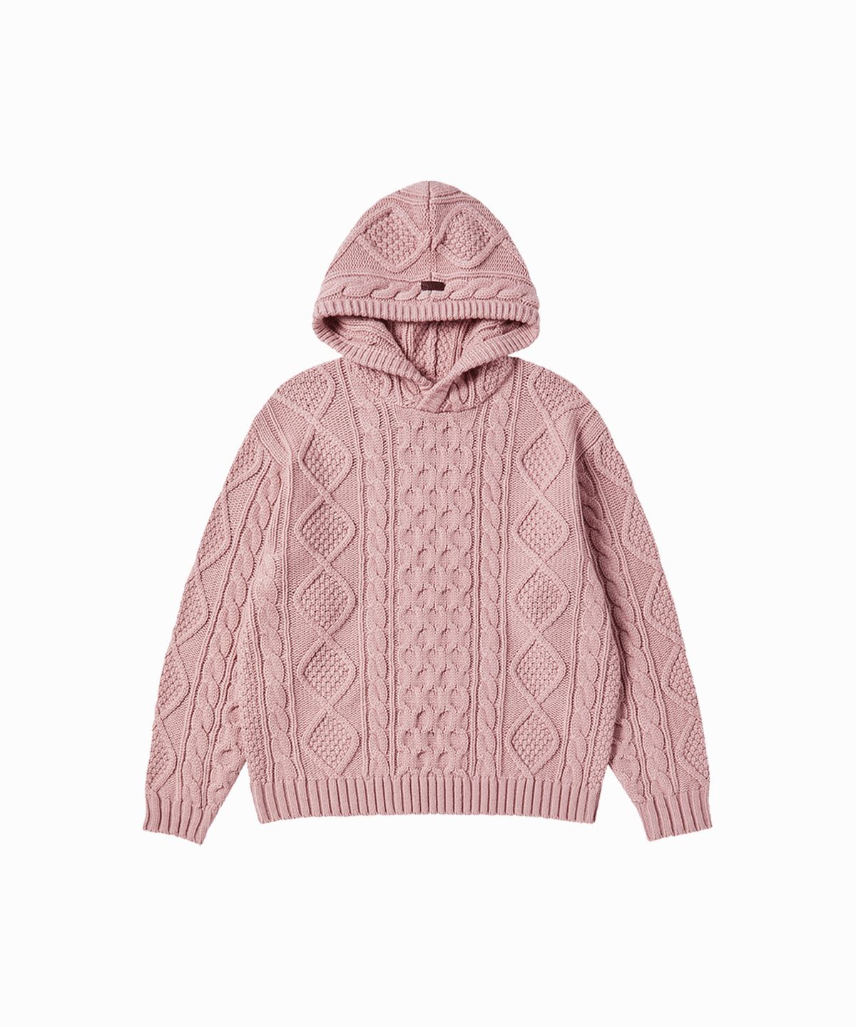 아크메드라비(ACME DE LA VIE) LOW GAUGE CABLE KNIT HOODIE (3 COLOR)