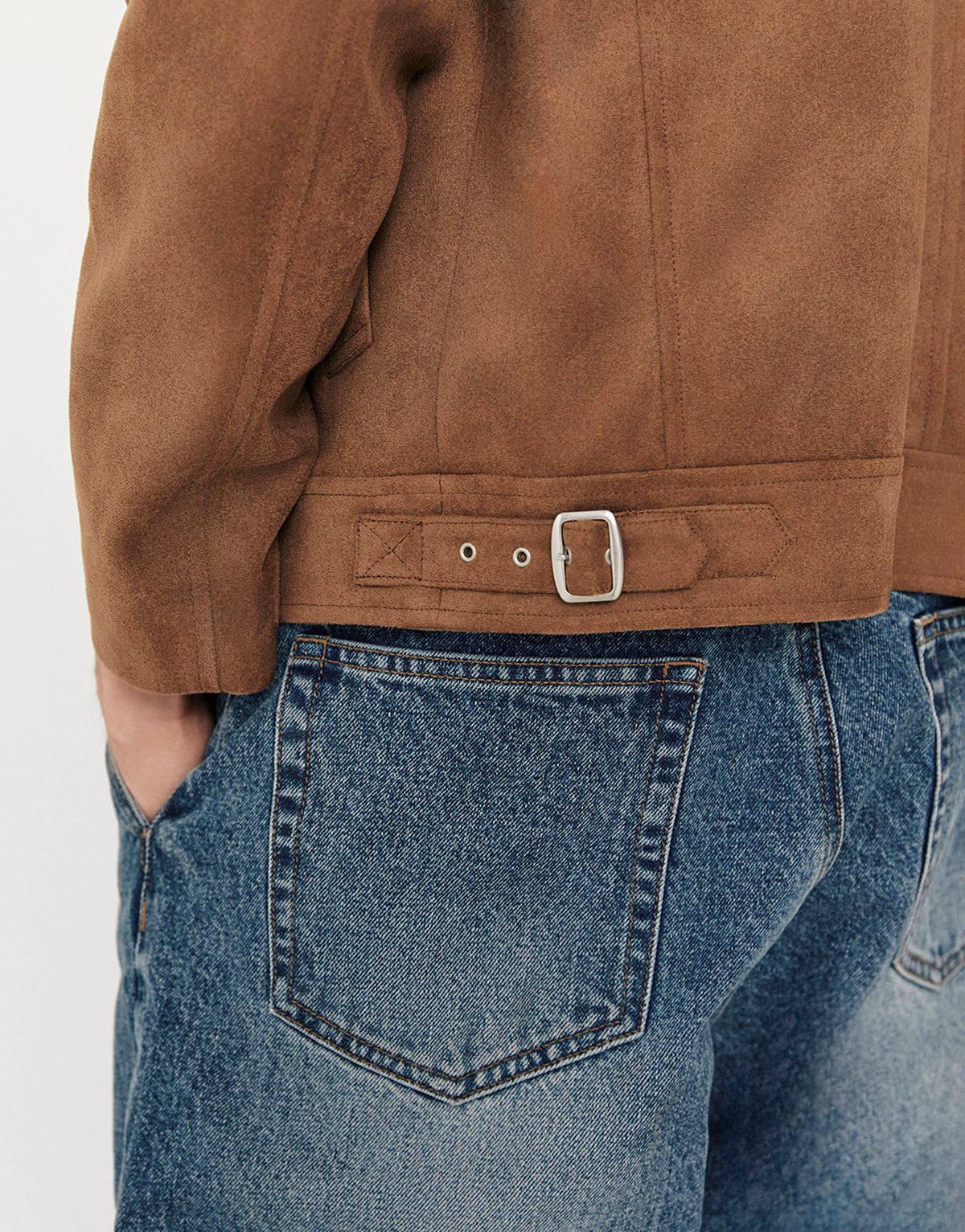 지오다노(GIORDANO) 신세틱 스웨이드 자켓 075908 [camel]