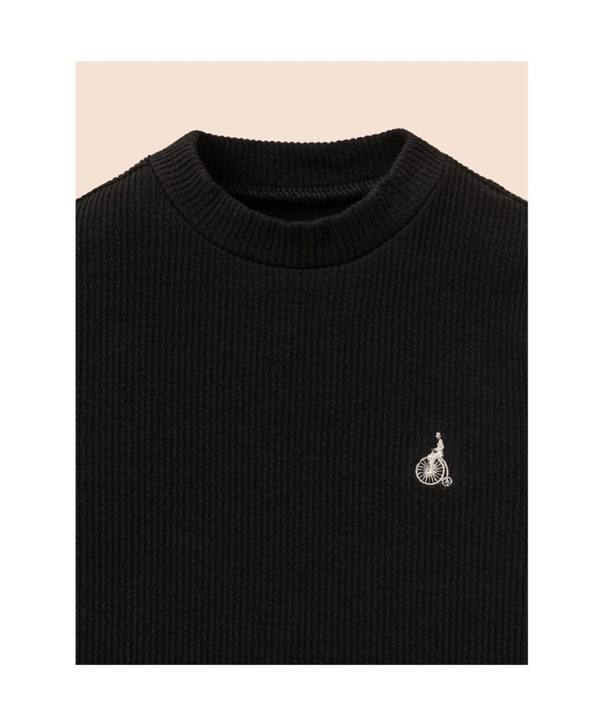 빈폴 키즈(BEANPOLE KIDS) 여아 클래식 골지 티셔츠  블랙 (BI5941G015)