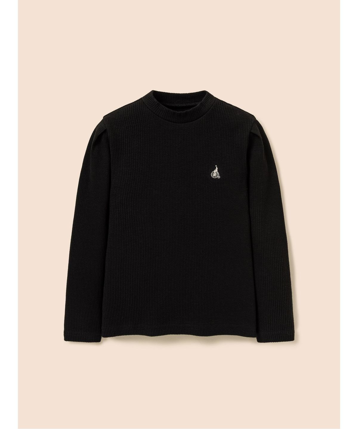 빈폴 키즈(BEANPOLE KIDS) 여아 클래식 골지 티셔츠  블랙 (BI5941G015)