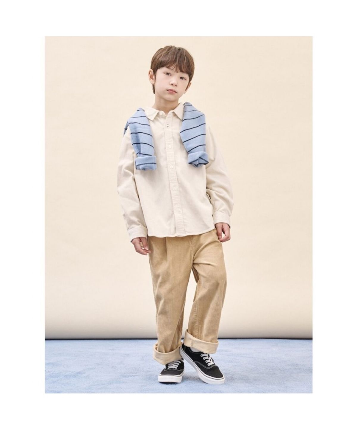 빈폴 키즈(BEANPOLE KIDS) [Essential] 코듀로이 셔츠  아이보리 (BI5964UE10)
