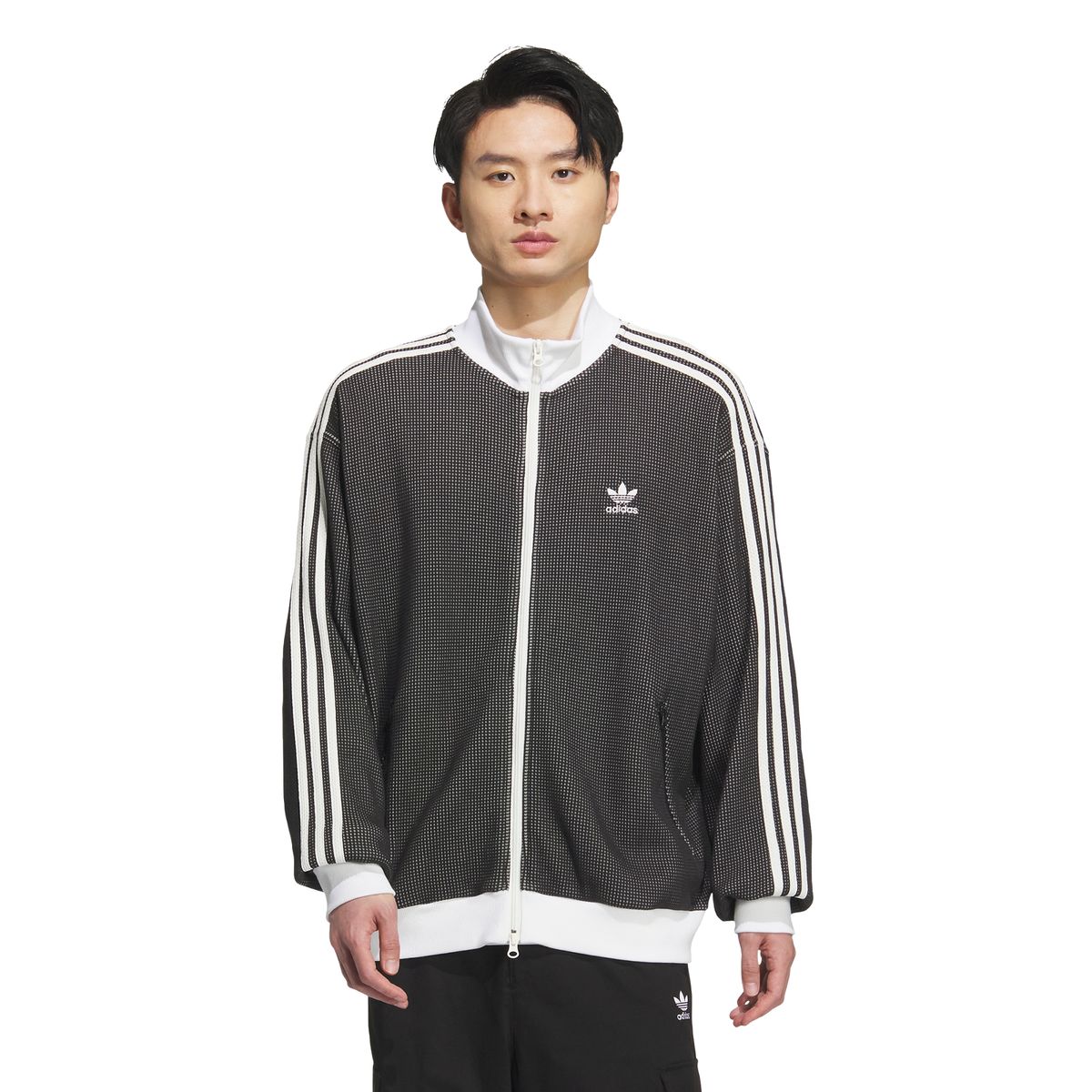 아디다스(ADIDAS) 니트 트랙탑 - 블랙 / KC2619