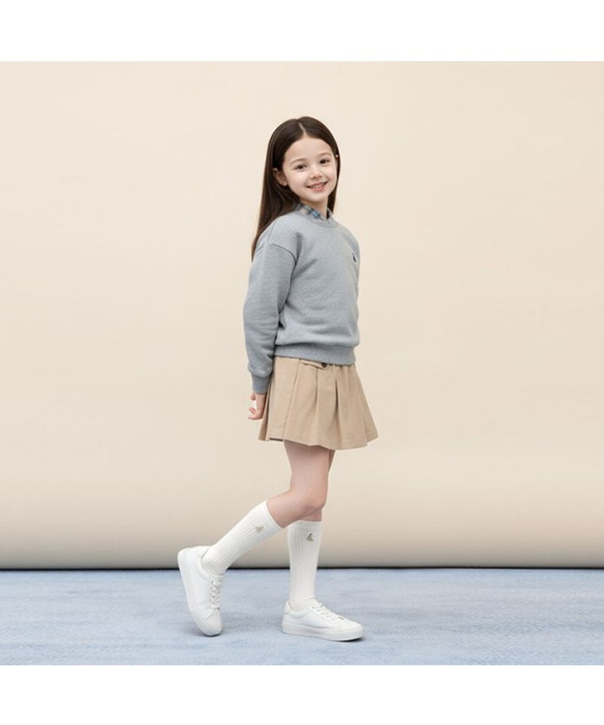 빈폴 키즈(BEANPOLE KIDS) [Essential] 스웨트 셔츠  그레이 (BI5941UE13)