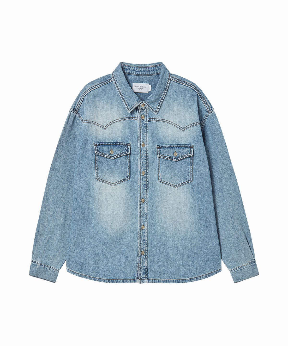 아크메드라비(ACME DE LA VIE) WESTERN OVER FIT SHIRT (3 COLOR)