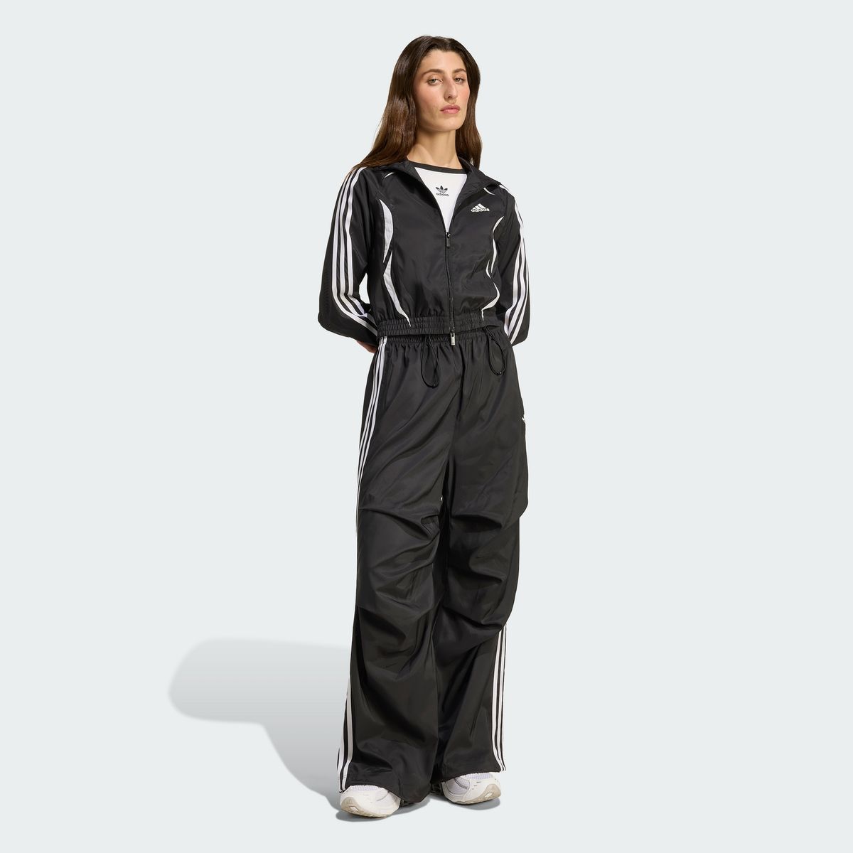 아디다스(ADIDAS) ADILENIUM 4 팀가이스트 슬림 트랙탑 - 블랙 / KE9786
