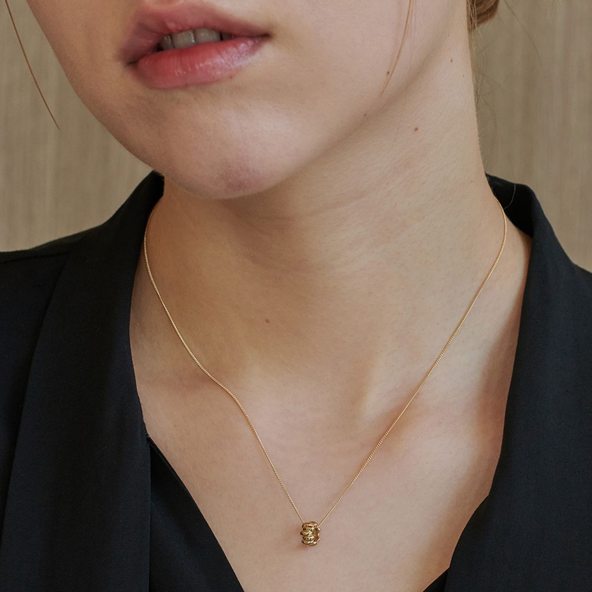 러비앤비(LOVEENB) [14K gold] 클라우드 참 펜던트
