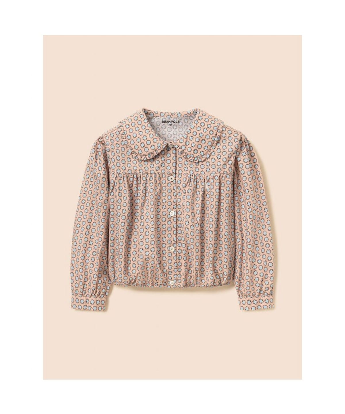 빈폴 키즈(BEANPOLE KIDS) 프릴 칼라 포인트 블라우스  베이지 (BI5964G01A)