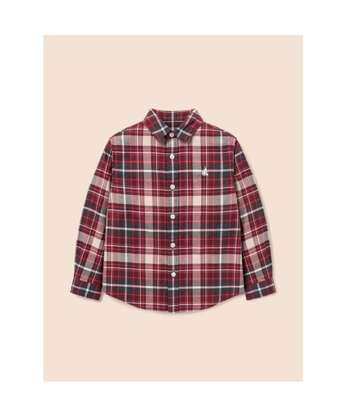 빈폴 키즈(BEANPOLE KIDS) [Essential] 약기모 체크 셔츠  레드 (BI5964UE26)