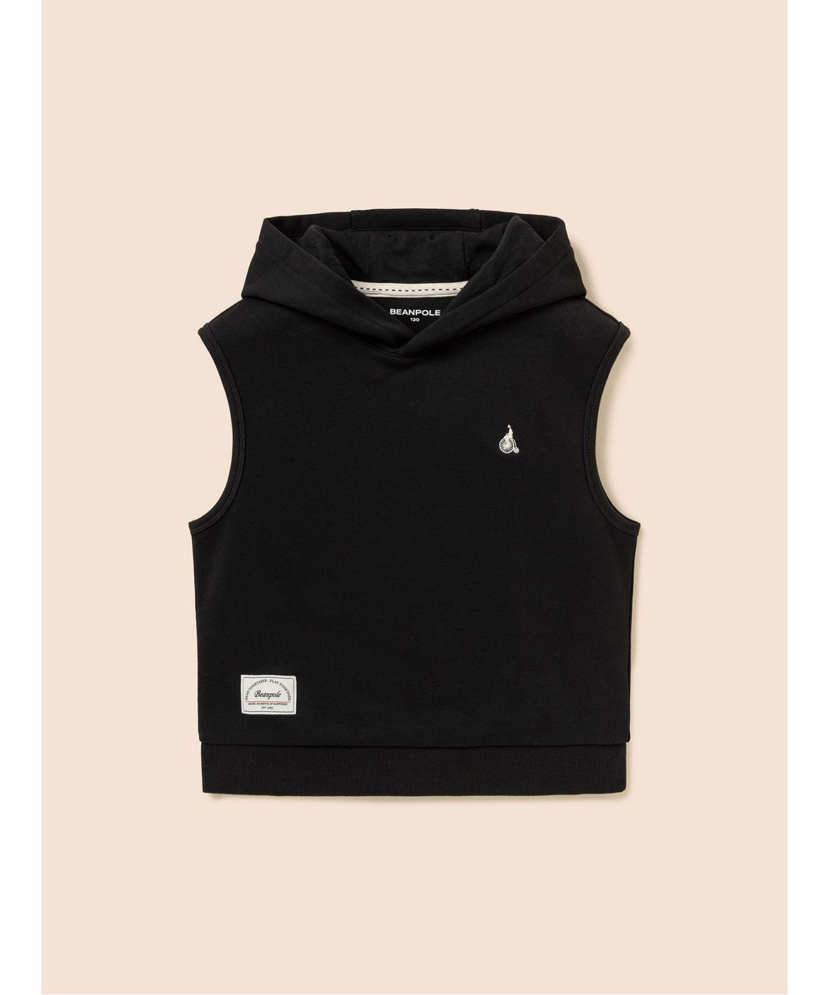 빈폴 키즈(BEANPOLE KIDS) 후드 스웨트 베스트  블랙 (BI5942U015)
