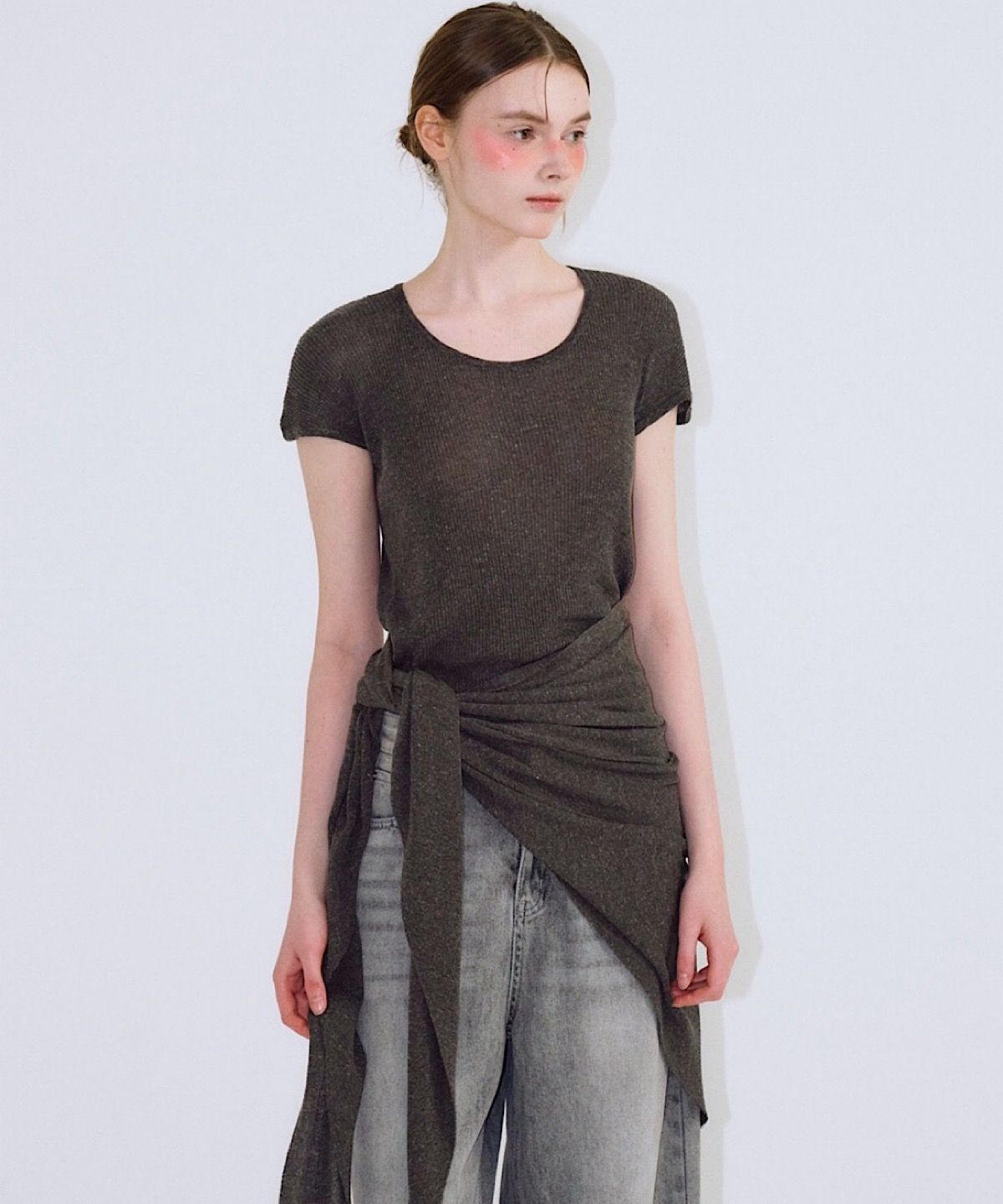 아포엠(APOEM) Wrap Half Knit - 3colors