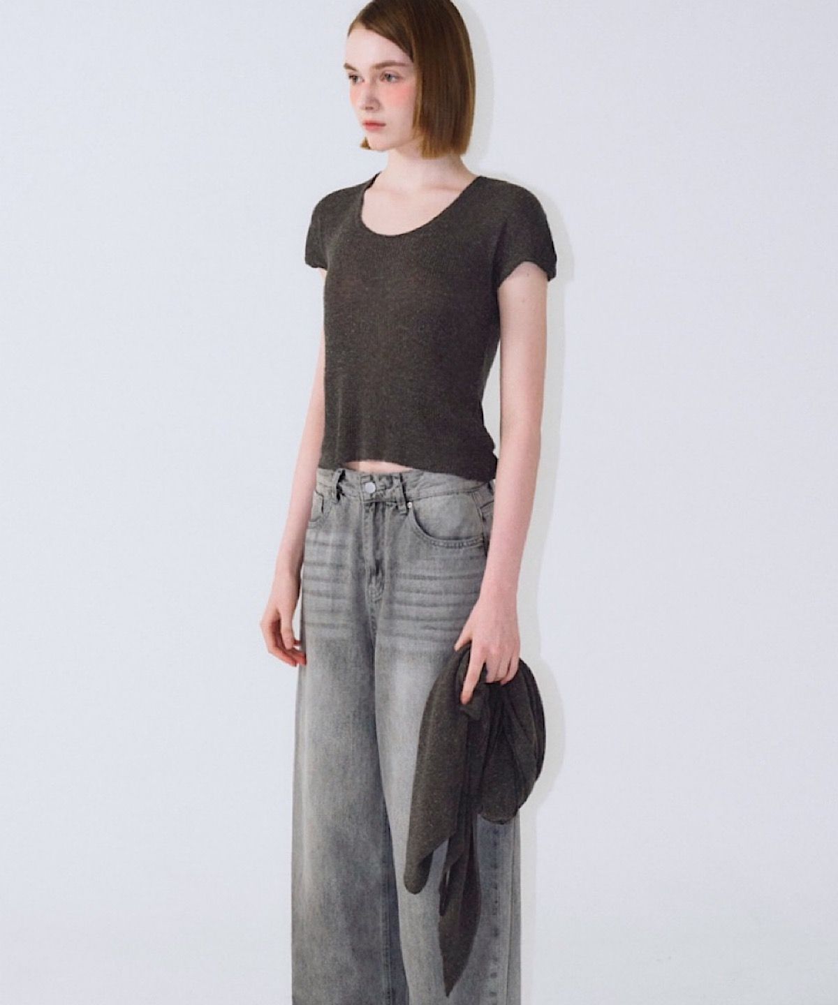 아포엠(APOEM) Wrap Half Knit - 3colors