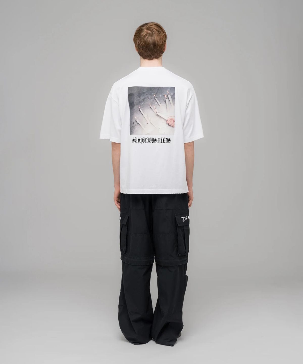 032씨(032C) (U) 캔들 디너 티셔츠 화이트 CANDLE DINNER T-SHIRT WHITE
