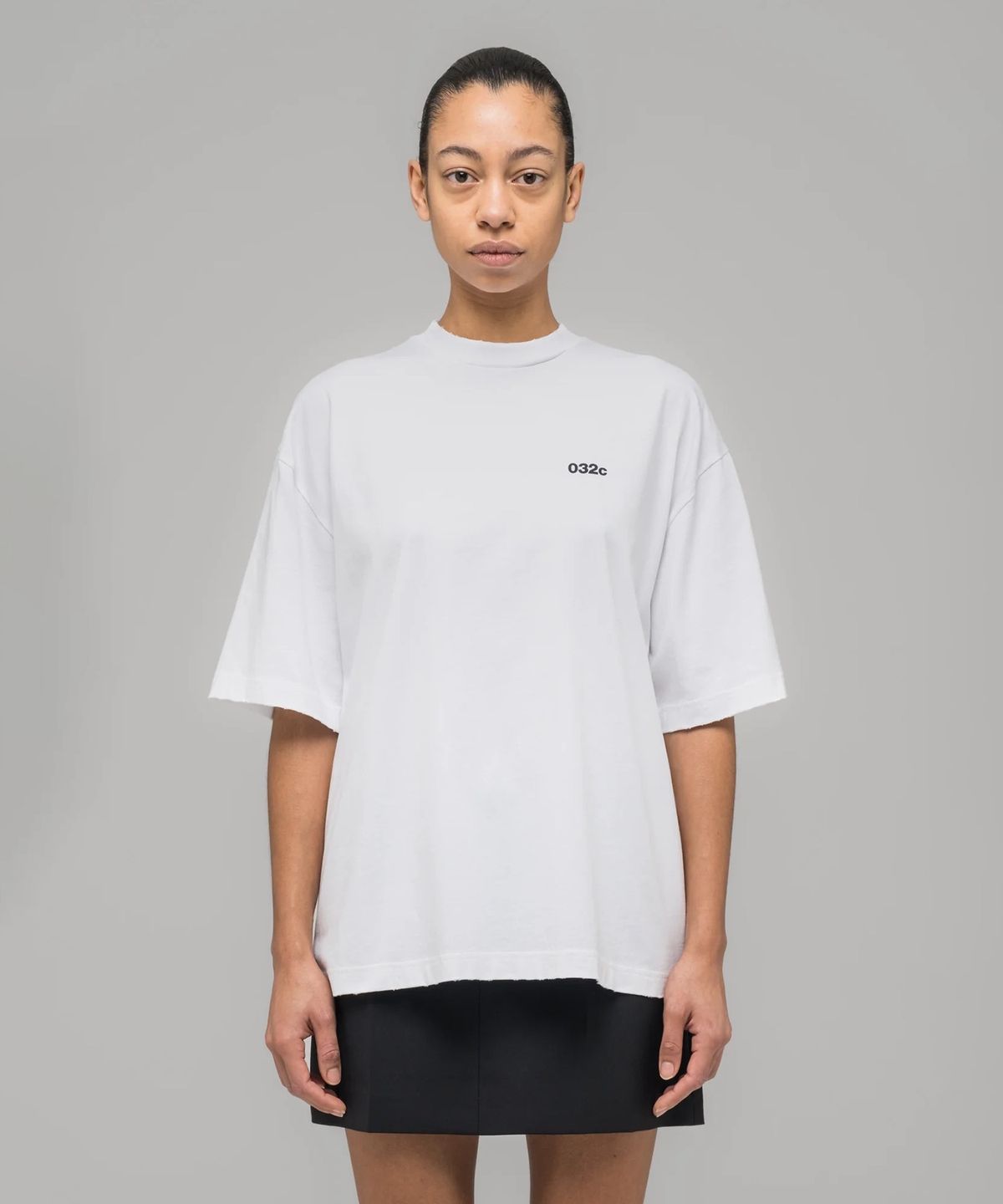 032씨(032C) (U) 캔들 디너 티셔츠 화이트 CANDLE DINNER T-SHIRT WHITE