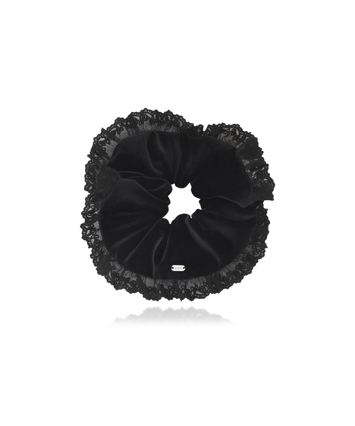 빈티지헐리우드(VINTAGE HOLLYWOOD) Rose Lace Velvet Scrunchie_VH2579HB004M