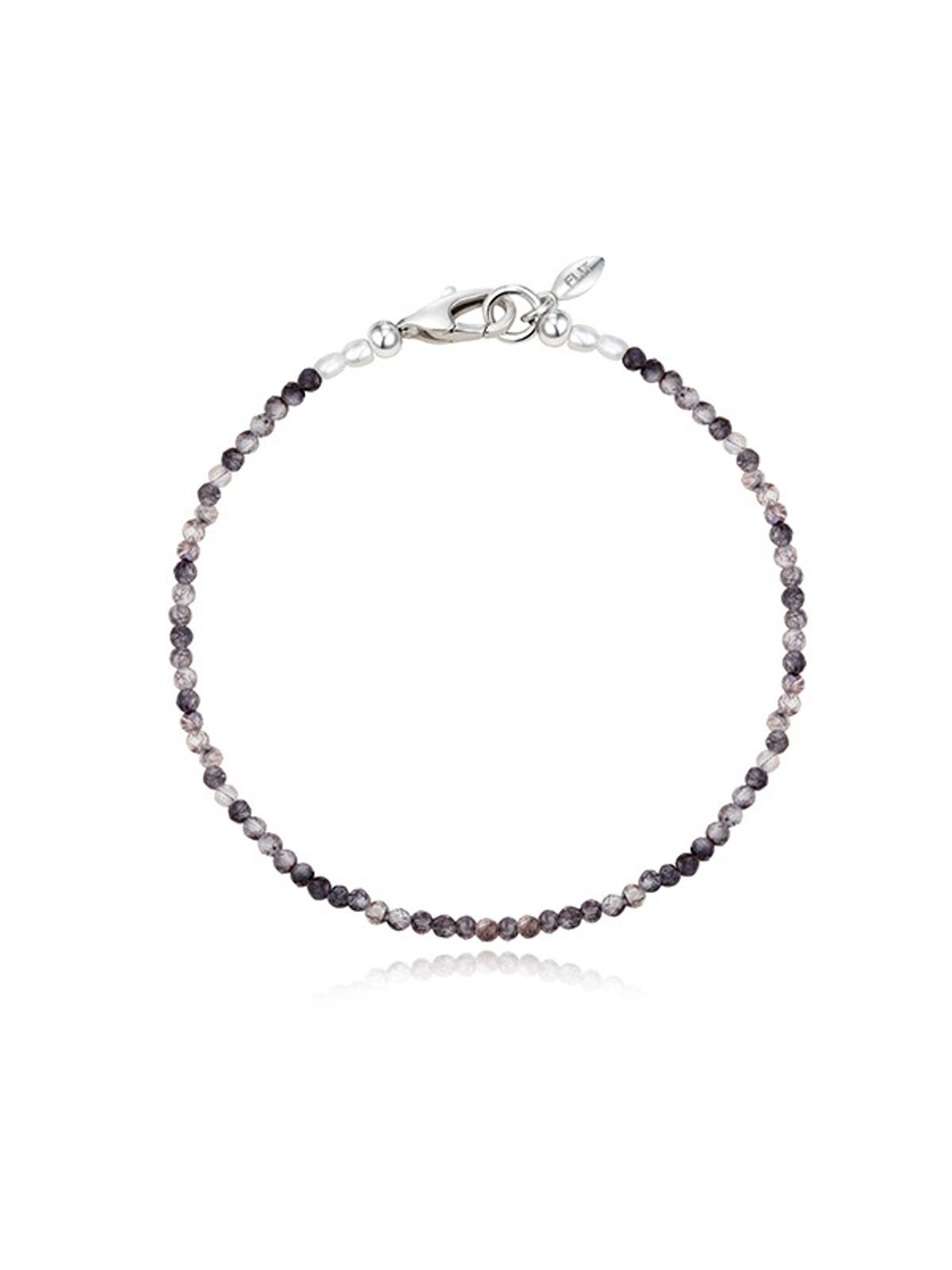 플릿(FLIT) SAND GEM BALL BRACELET (BLACK)