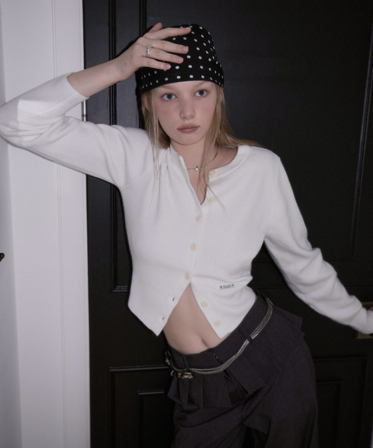 로제프란츠(ROSEFRANTZ) Soft Nut Button Cardigan [Ivory]
