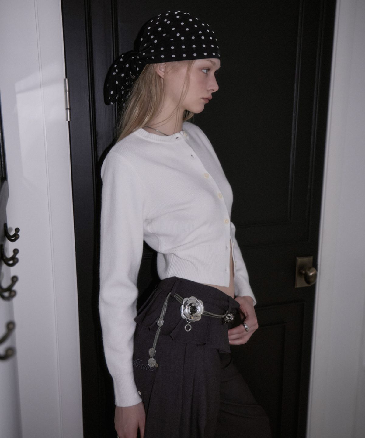 로제프란츠(ROSEFRANTZ) Soft Nut Button Cardigan [Ivory]