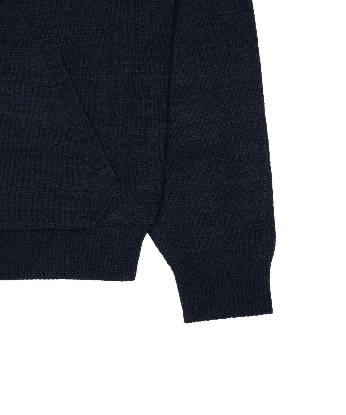 더콜디스트모먼트(THE COLDEST MOMENT) TCM starfish logo knit hoodie (navy)