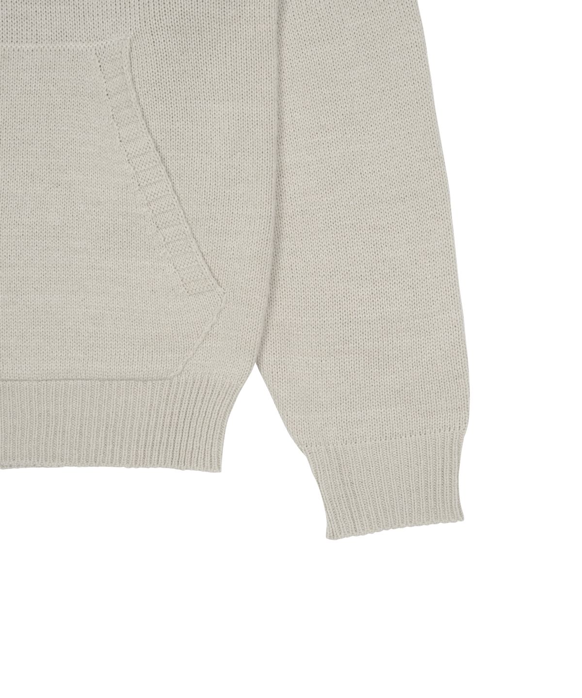 더콜디스트모먼트(THE COLDEST MOMENT) TCM starfish logo knit hoodie (ivory)