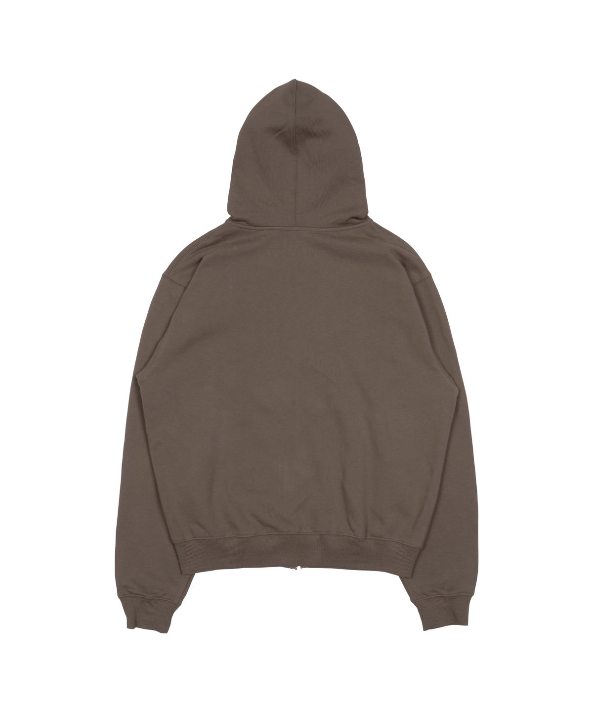 더콜디스트모먼트(THECOLDESTMOMENT) TCM frame hooded zip-up (brown)
