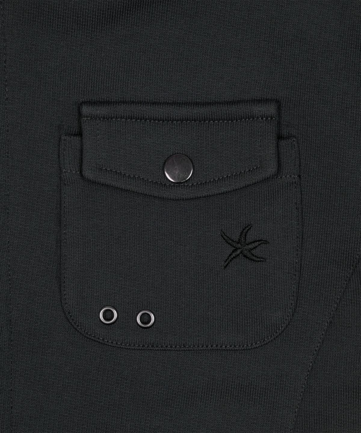 더콜디스트모먼트(THE COLDEST MOMENT) TCM easy pocket hooded zip-up (charcoal)