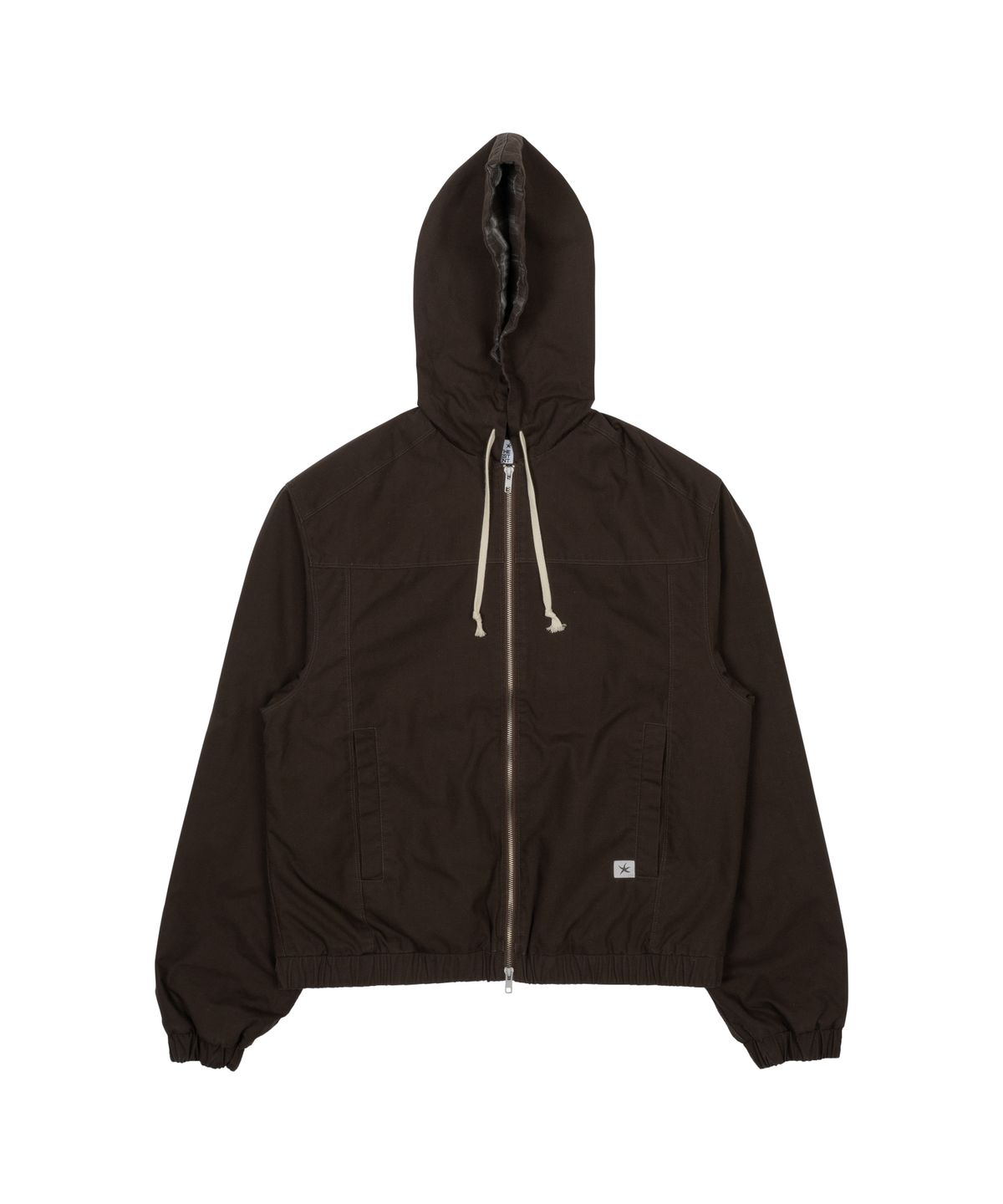 더콜디스트모먼트(THE COLDEST MOMENT) TCM mini logo active jacket (brown)