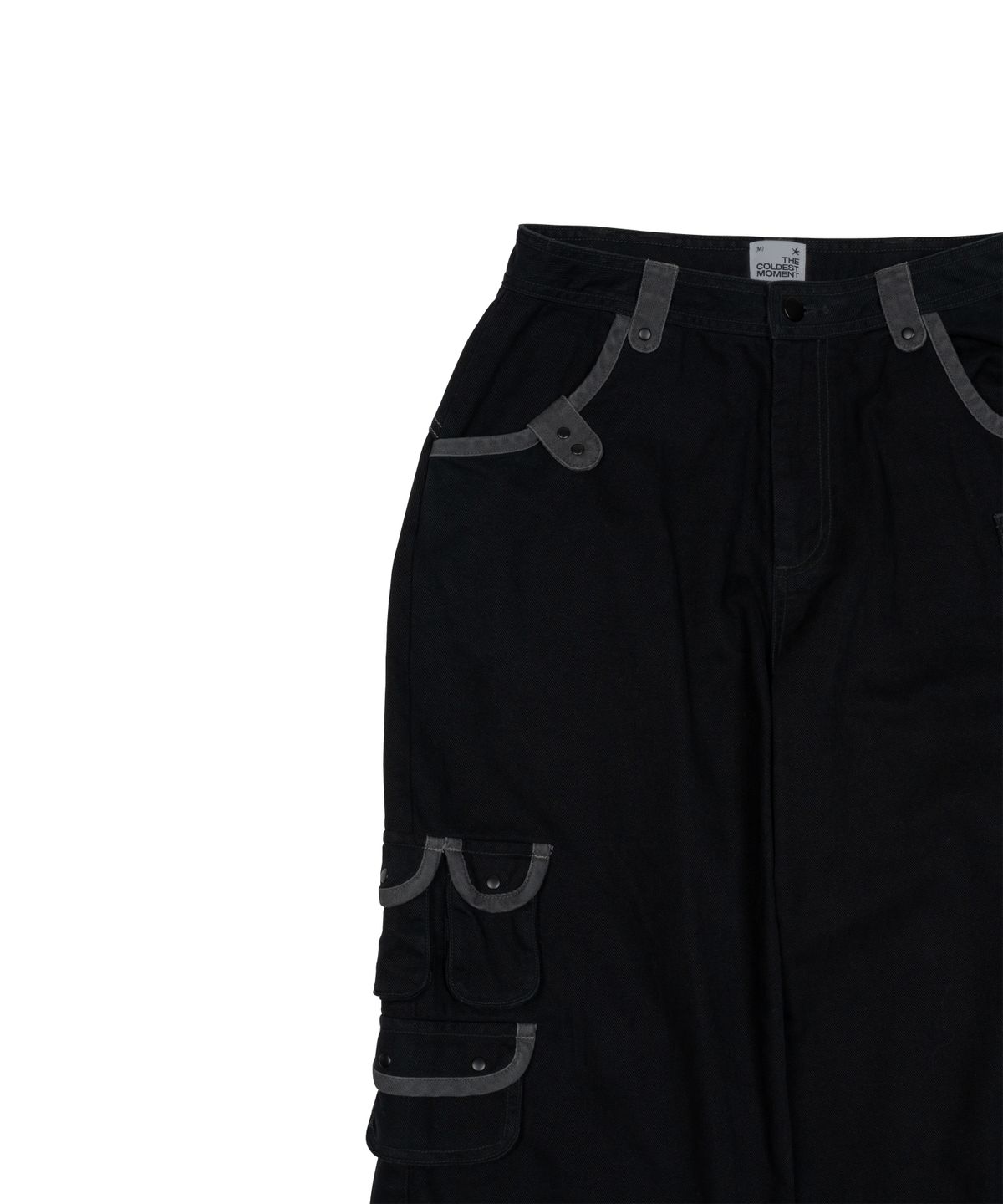 더콜디스트모먼트(THE COLDEST MOMENT) TCM multi cargo pants (black)