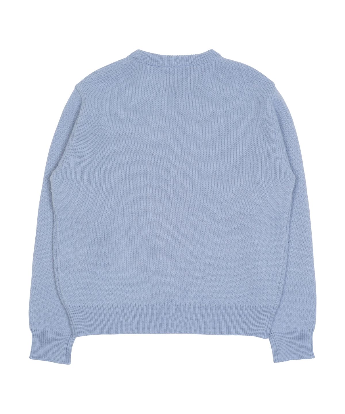 더콜디스트모먼트(THE COLDEST MOMENT) TCM typing logo knit (sky blue)