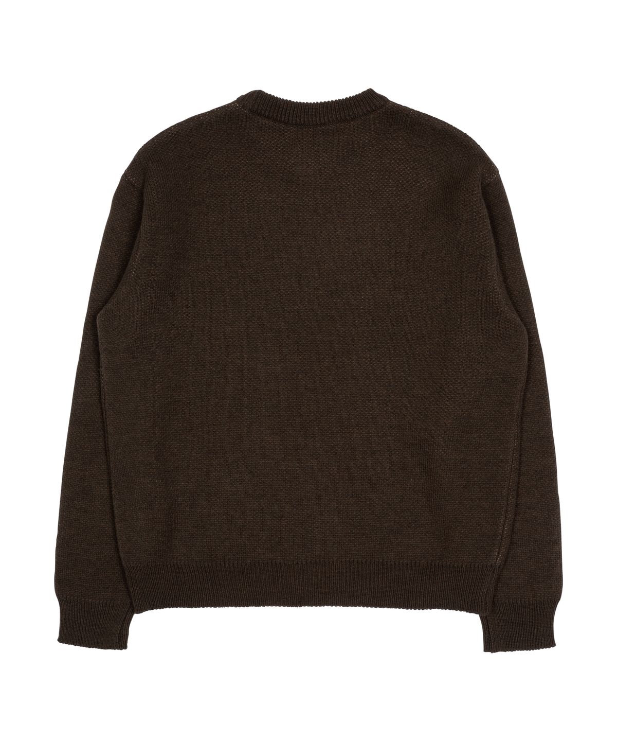 더콜디스트모먼트(THE COLDEST MOMENT) TCM typing logo knit (brown)