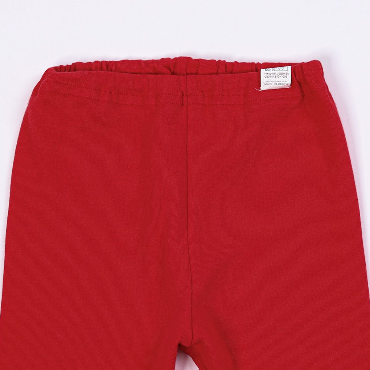 오가닉맘(ORGANICMOM) 홀리레드긴소내의턱받이세트 MKWP9B02