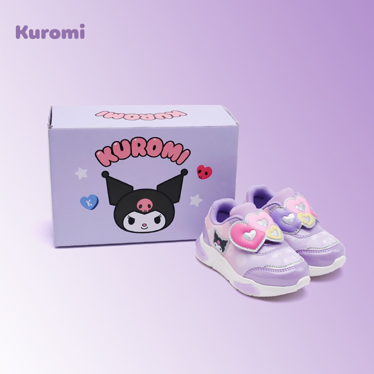 산리오 키즈(SANRIO) 쿠로미 라이트 운동화