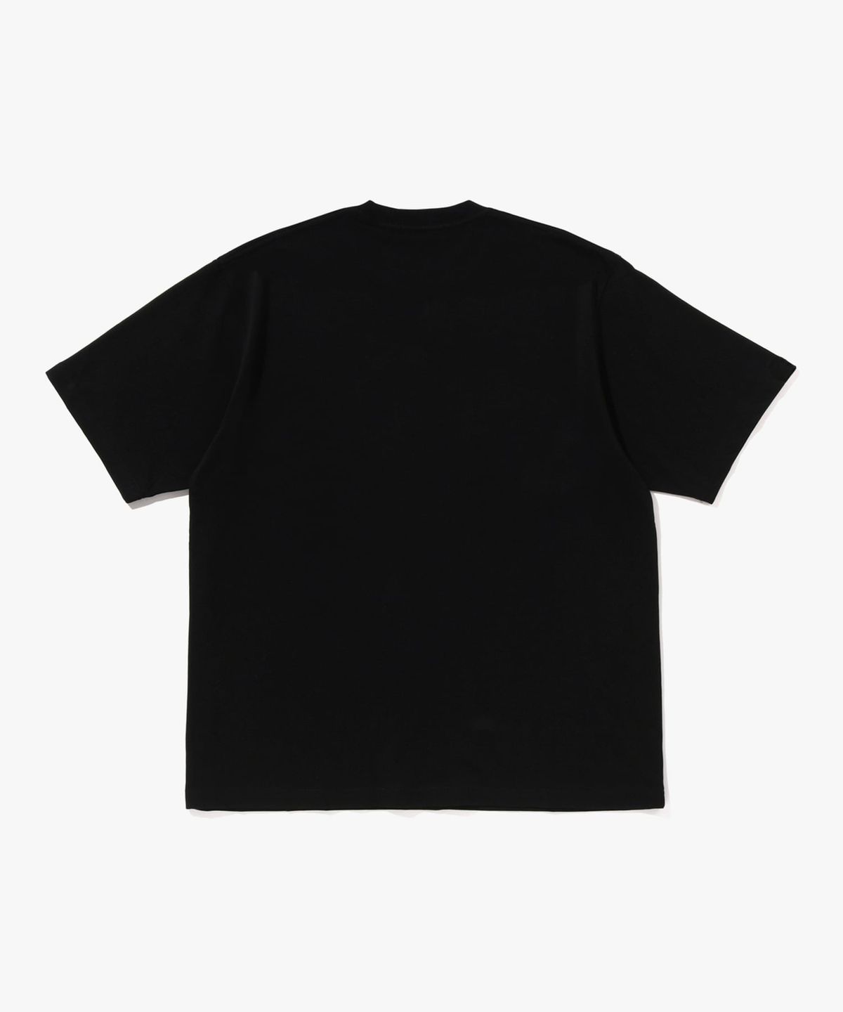 베이프(BAPE) 라인스톤 콜리지 릴렉스드 핏 티셔츠(M) BLACK