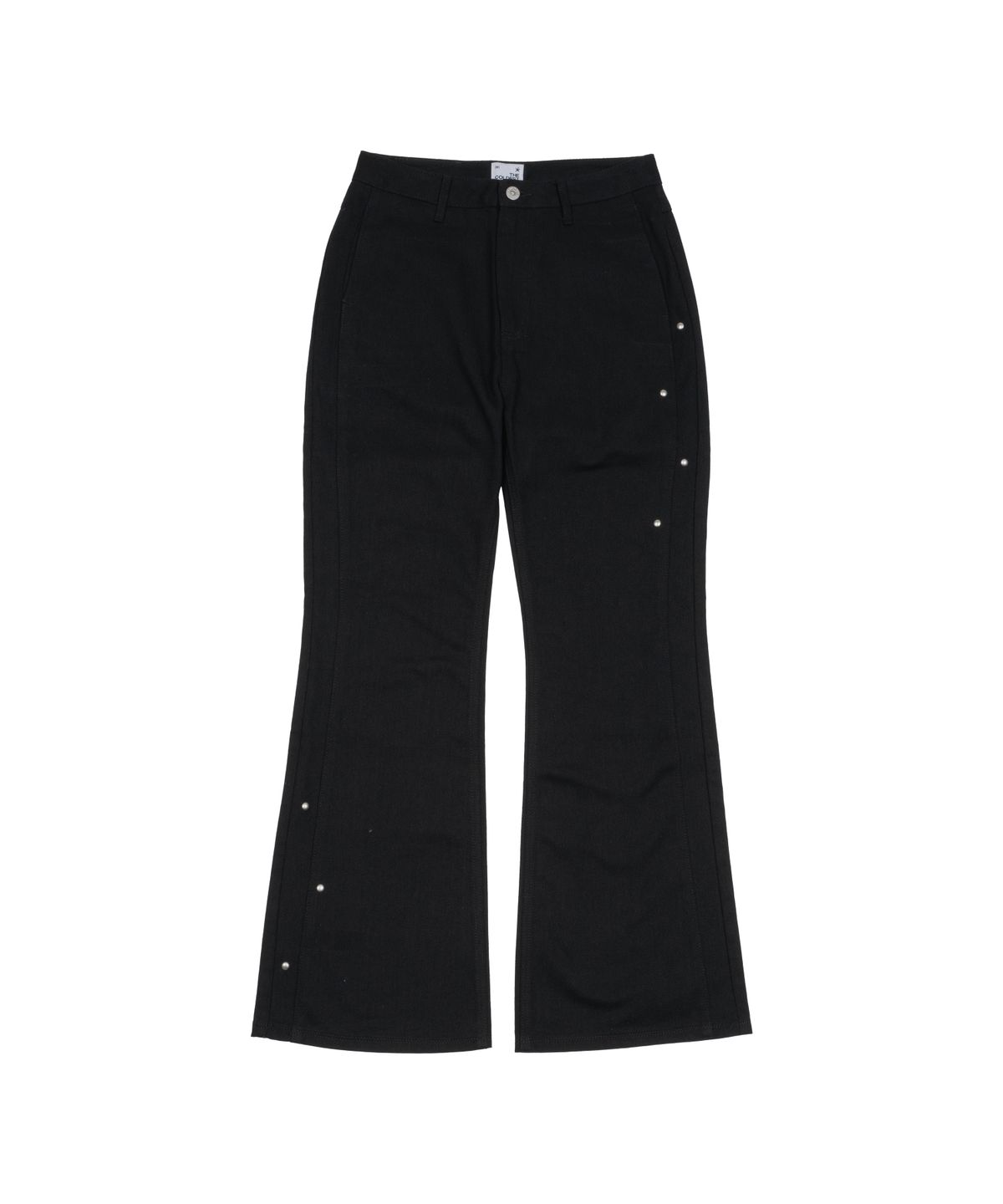 더콜디스트모먼트(THE COLDEST MOMENT) TCM flare snap pants (black)