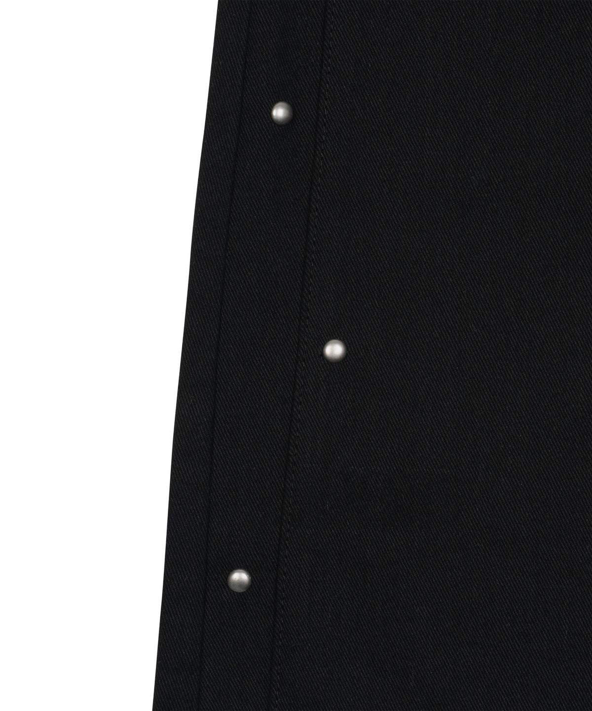 더콜디스트모먼트(THE COLDEST MOMENT) TCM flare snap pants (black)