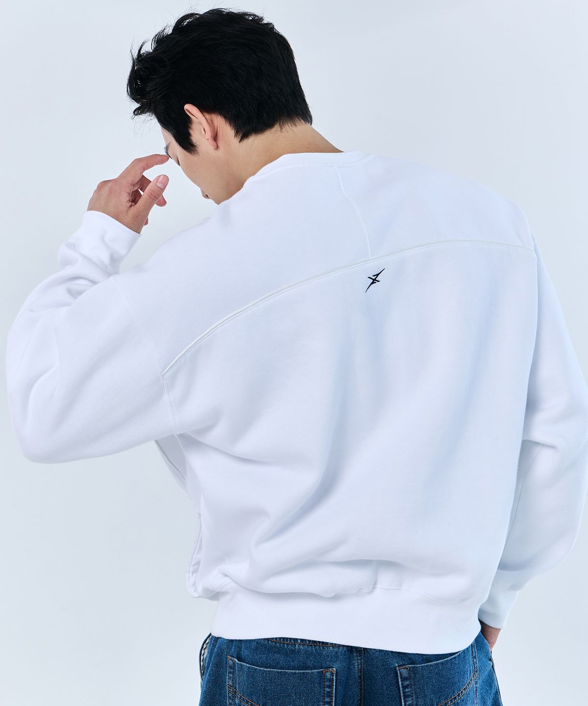 나인제트(NINEZ) 파이핑 헤비 스웻셔츠 (2color)