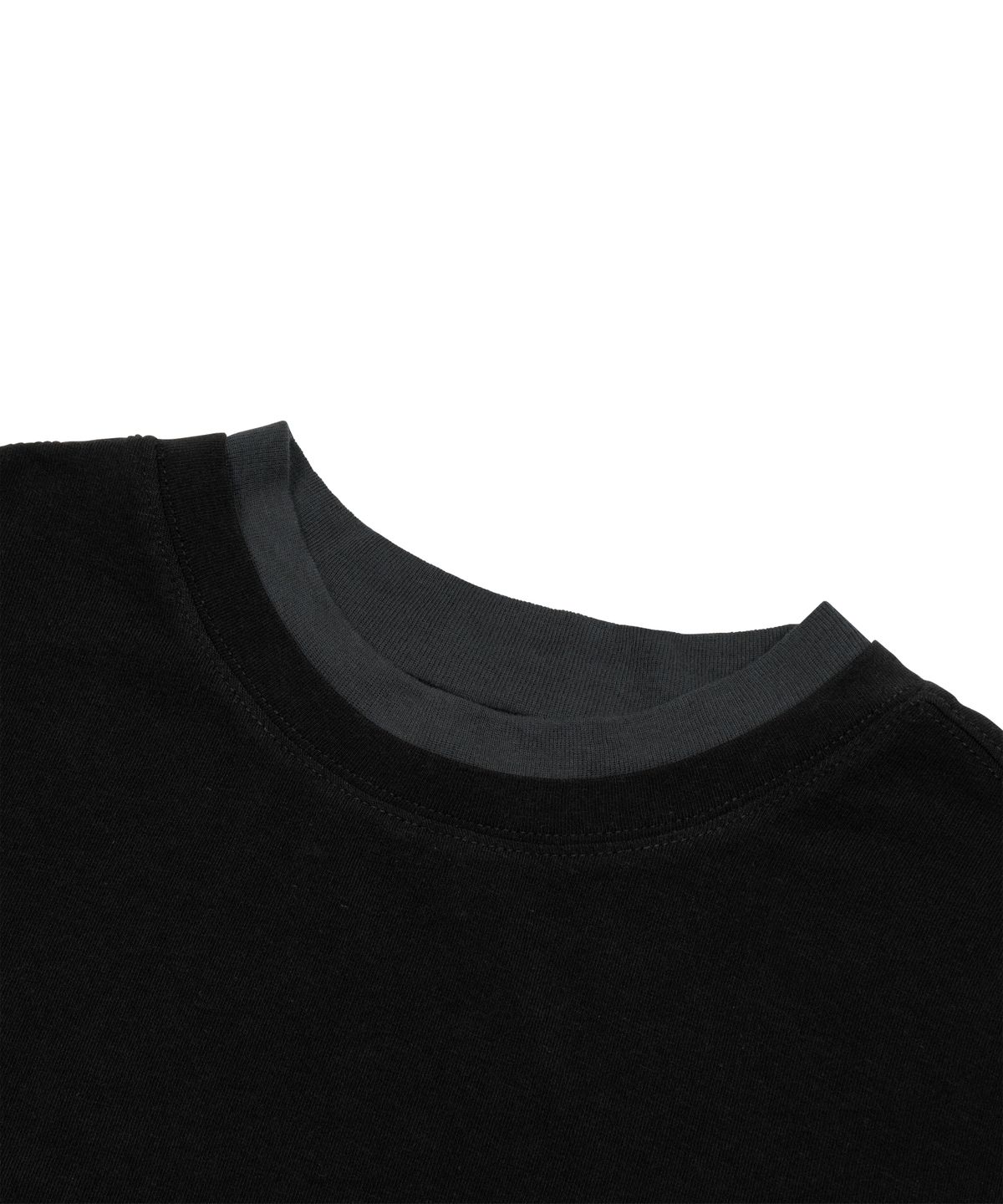 더콜디스트모먼트(THE COLDEST MOMENT) TCM layered button long sleeve (black)