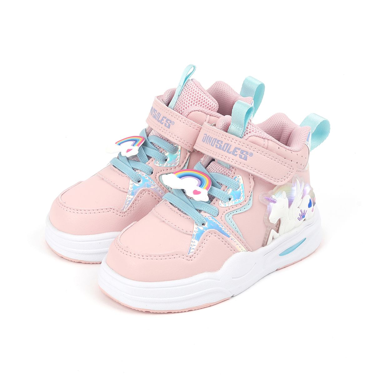 다이노솔즈(DINOSOLES) 유니콘 비너스 미드 핑크