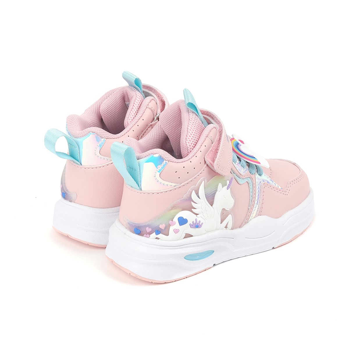 다이노솔즈(DINOSOLES) 유니콘 비너스 미드 핑크