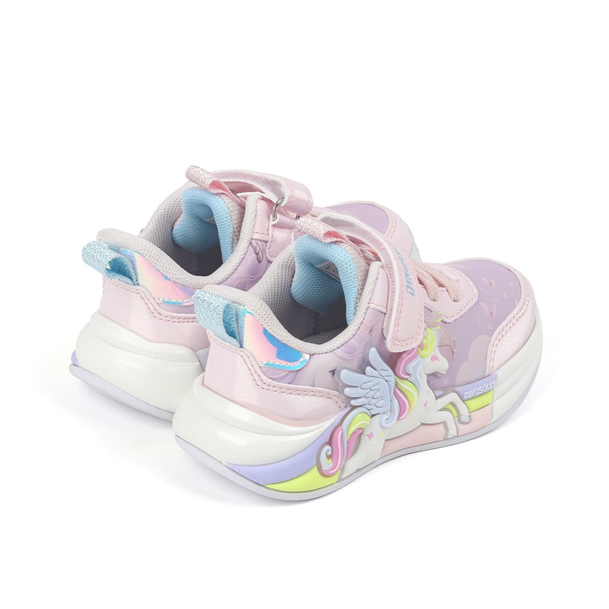 다이노솔즈(DINOSOLES) 유니콘 레인보우 핑크