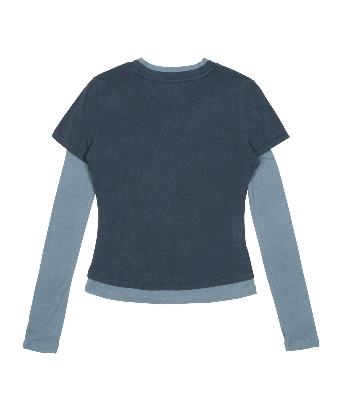 더콜디스트모먼트(THE COLDEST MOMENT) TCM layered button long sleeve (blue)