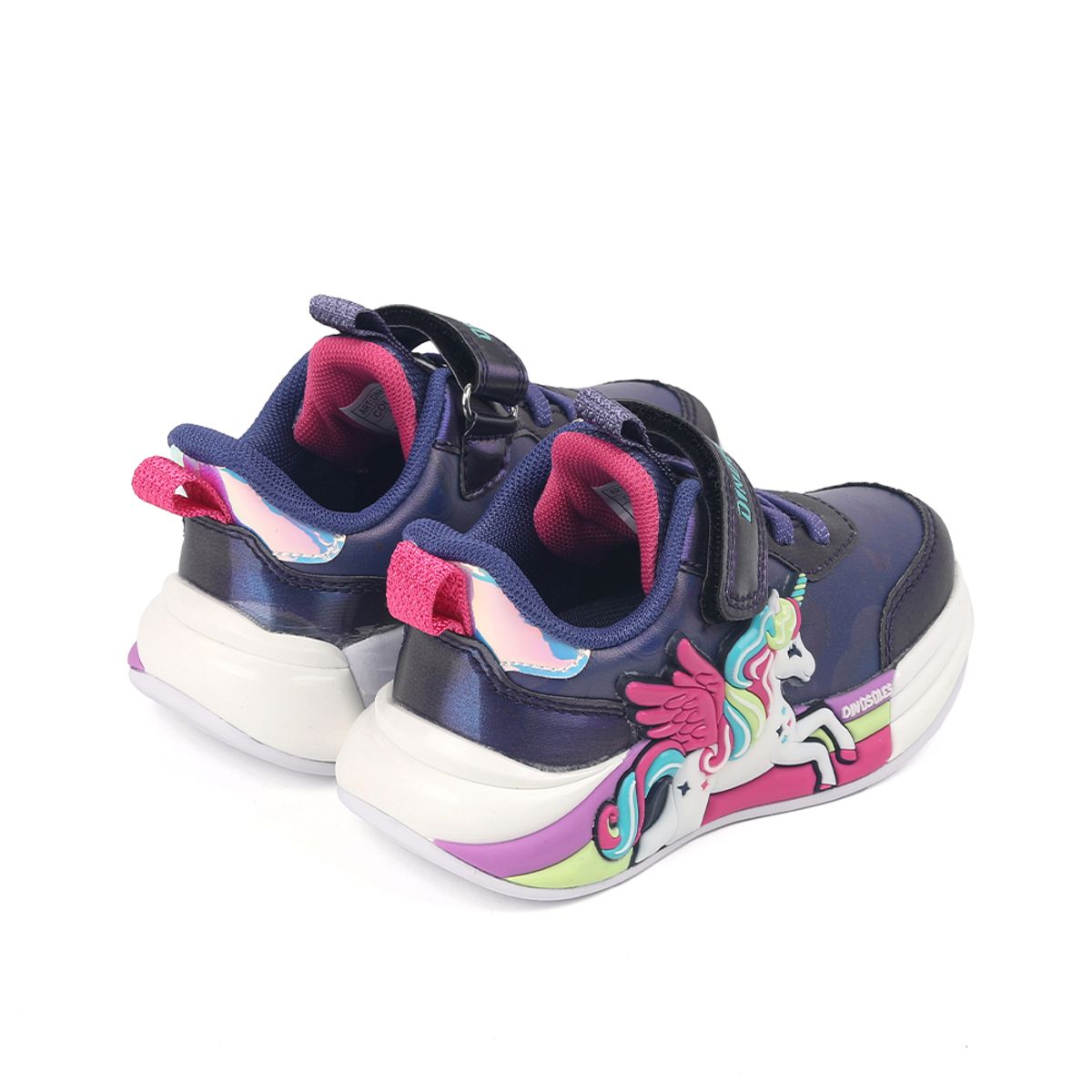 다이노솔즈(DINOSOLES) 유니콘 레인보우 네이비