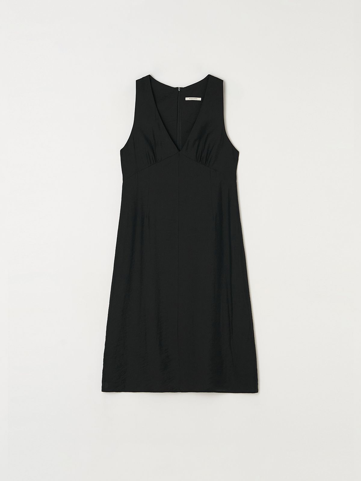 비뮤즈맨션(BEMUSE MANSION) V-neck layered dress - Black