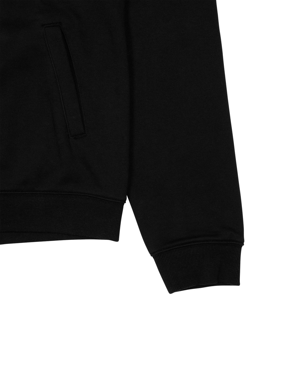 더콜디스트모먼트(THE COLDEST MOMENT) TCM center stitch hooded zip-up (black)